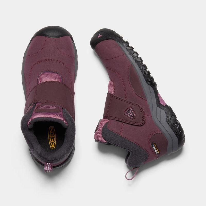 Botas De Invierno Keen Kootenay II Waterproof Para Niños Vino - Botas Keen Mexico (836429-FOU)